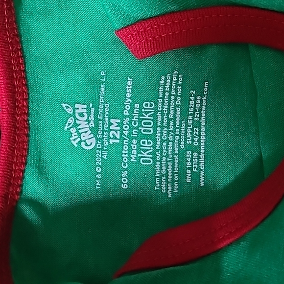 okie dokie One Pieces Okie Dokie Holiday Baby Long Sleeve Onesies